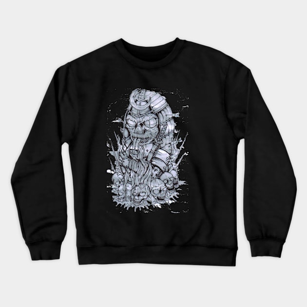 Hand drawn asian army Crewneck Sweatshirt by AimerClassic